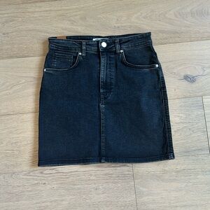 Zara black Jean skirt